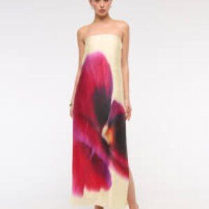 The A&F Julia Strapless Slip Maxi Dress